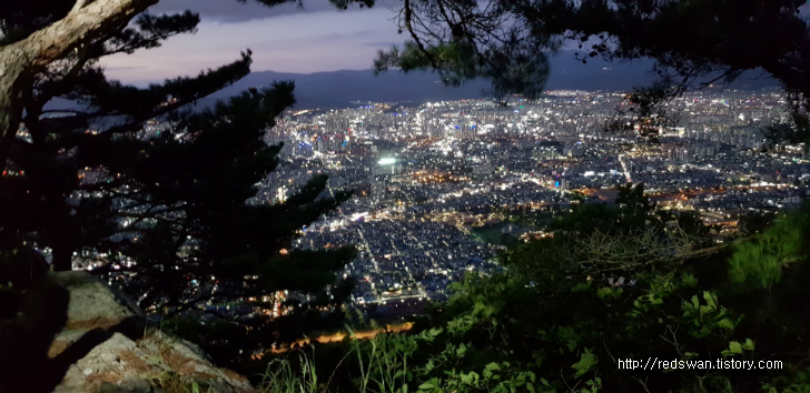 대구 앞산 전망대 저녁 그리고 야경사진 모음. 작업 사진 16