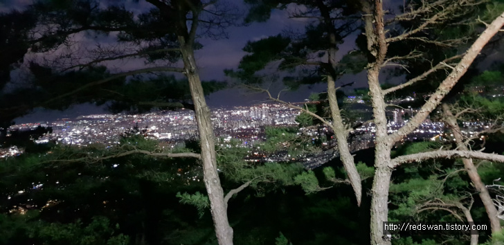 대구 앞산 전망대 저녁 그리고 야경사진 모음. 작업 사진 19