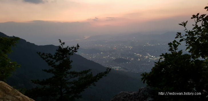 대구 앞산 전망대 저녁 그리고 야경사진 모음. 작업 사진 20