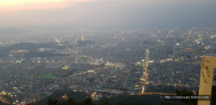 대구 앞산 전망대 저녁 그리고 야경사진 모음. 작업 사진 21
