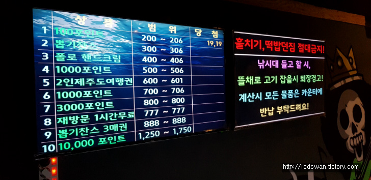 대구 두류동 광장코아 팡팡낚시카페. 실내에서 즐기는 낚시 작업 사진 5