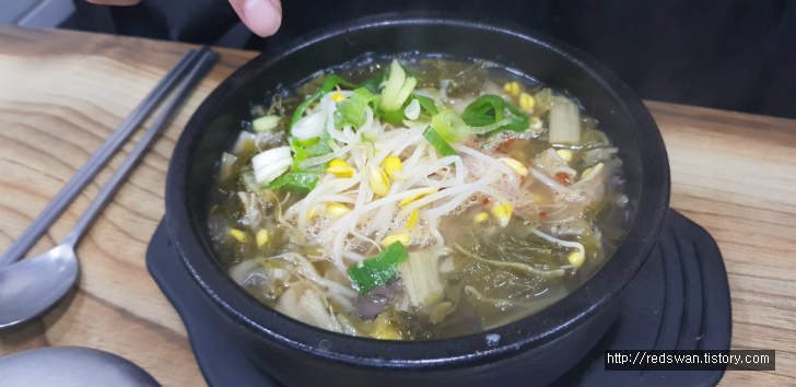대구 남구 대명동 양평해장국 대구점. 국물이 깔끔하니 맛있습니다. 작업 사진 5