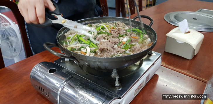 대구 중구 동인동 단아정. 대구시청 근처 버섯소불고기 작업 사진 9