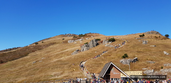 울주 간월산(신불산) 억새공원 산행 후기. 작업 사진 11
