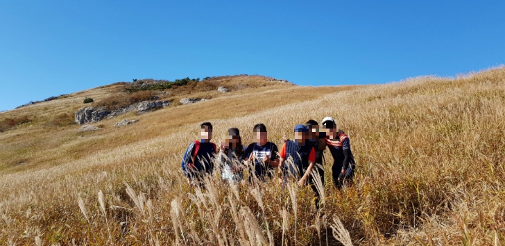 울주 간월산(신불산) 억새공원 산행 후기. 작업 사진 19