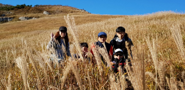 울주 간월산(신불산) 억새공원 산행 후기. 작업 사진 20