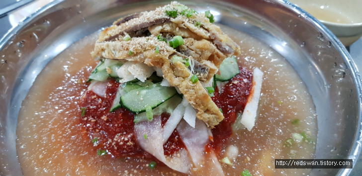 대구 수성구 황금동 한올면옥. 물비빔냉면 맛있어요. 작업 사진 5