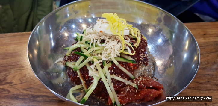 부산 서면 개금밀면. 아침겸 점심은 밀면으로 작업 사진 6