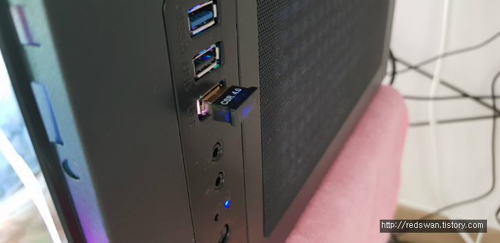 듀얼쇼크4, NEXT 204BT 블루투스 동글이 PC에서 사용후기 작업 사진 6