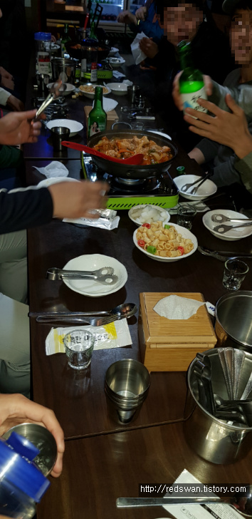 대구 안지랑 핸즈치킨. 닭도리탕도 세트메뉴도 똥집튀김도 맛있네요. 작업 사진 2