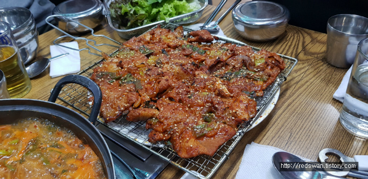 별점 4/5점. 앞산 고령촌돼지찌개 작업 사진 6