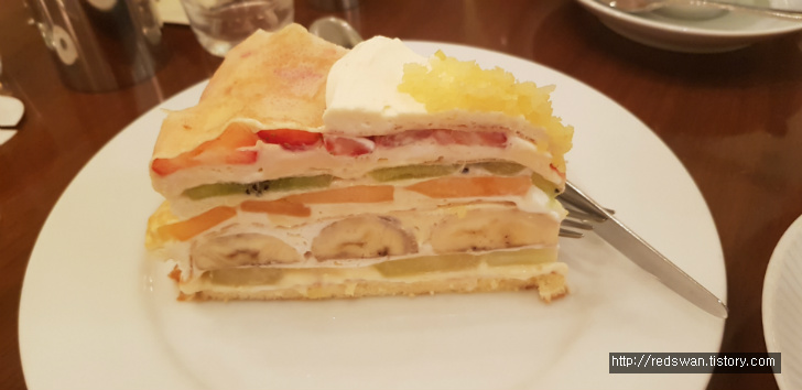 케이크가 맛있는 오사카 다이마루 백화점내의 카페 하브스. 작업 사진 13