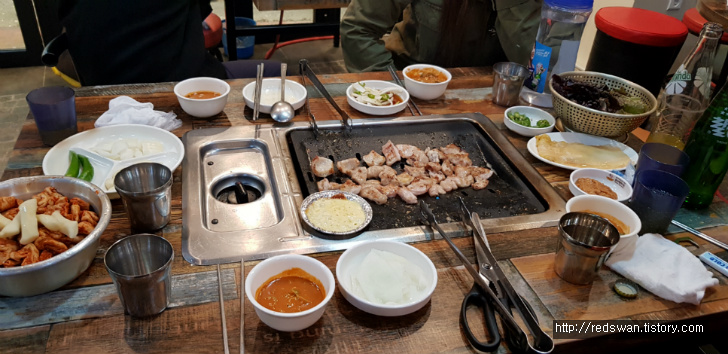 별점 5/5점. 안지랑 대박곱창막창. 염통 맛이 기가 막힘. 작업 사진 4