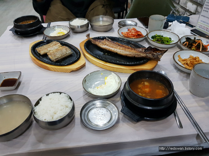별점 4/5점. 경산 진량 하양. 집밥 생선구이 전문점 숟가락젓가락. 작업 사진 5