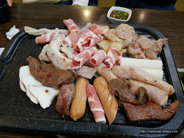 별점3/5점. 수성구 황금동 이동근선산곱창막창. 소곱창모듬구이. 작업 사진 4