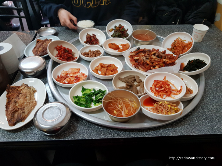 별점4/5점. 대구 용산역 근처 푸짐한 밥집. 칠곡식당. 작업 사진 4