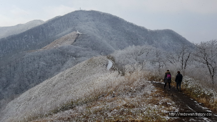 (전북 장수 장안산) 뜻하지 않은 설산 오르기 작업 사진 18
