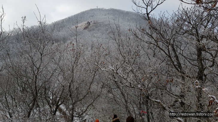 (전북 장수 장안산) 뜻하지 않은 설산 오르기 작업 사진 19