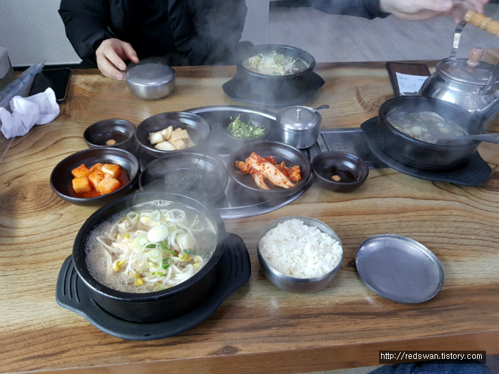별점4/5점. 대구 남구 해장국맛집. 양평해장국 대구점. 작업 사진 3