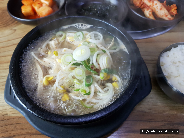 별점4/5점. 대구 남구 해장국맛집. 양평해장국 대구점. 작업 사진 4