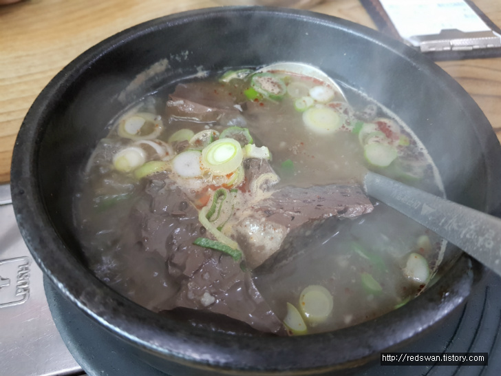별점4/5점. 대구 남구 해장국맛집. 양평해장국 대구점. 작업 사진 5