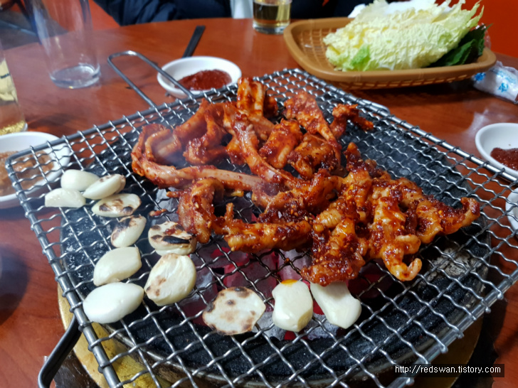 별점4/5점. 대구 남구 봉덕동 산호아나고숯불곰장어본점. 작업 사진 6