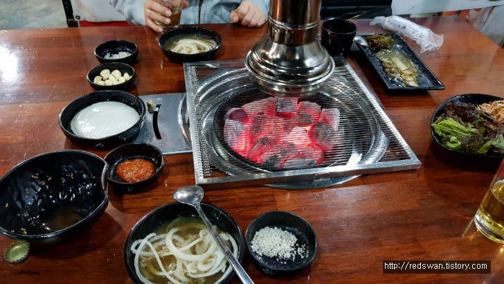 별점4/5점. 수성구 시지광장 삼겹살맛집 진정화로구이. 작업 사진 5
