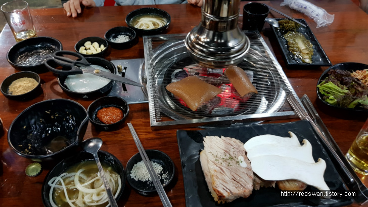 별점4/5점. 수성구 시지광장 삼겹살맛집 진정화로구이. 작업 사진 6