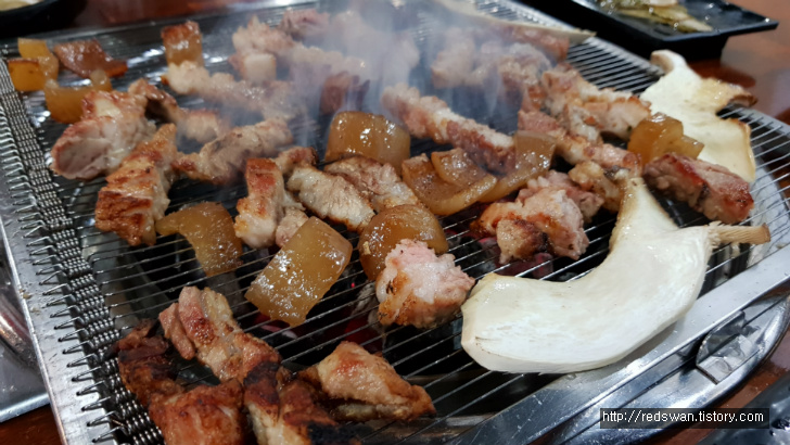 별점4/5점. 수성구 시지광장 삼겹살맛집 진정화로구이. 작업 사진 10