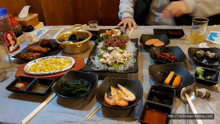 별점3/5점. 달서구 성당동 해산물이 나오는 술집 해물전빵. 작업 사진 4