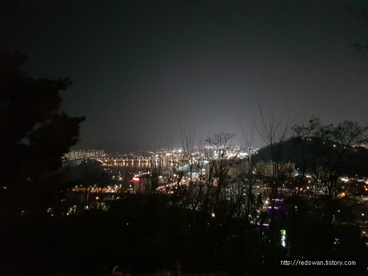 대구 북구 침산동 야경보기 좋은 곳. 침산공원. 침산정. 작업 사진 13