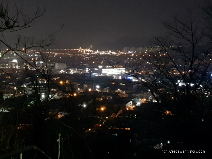 대구 북구 침산동 야경보기 좋은 곳. 침산공원. 침산정. 작업 사진 14