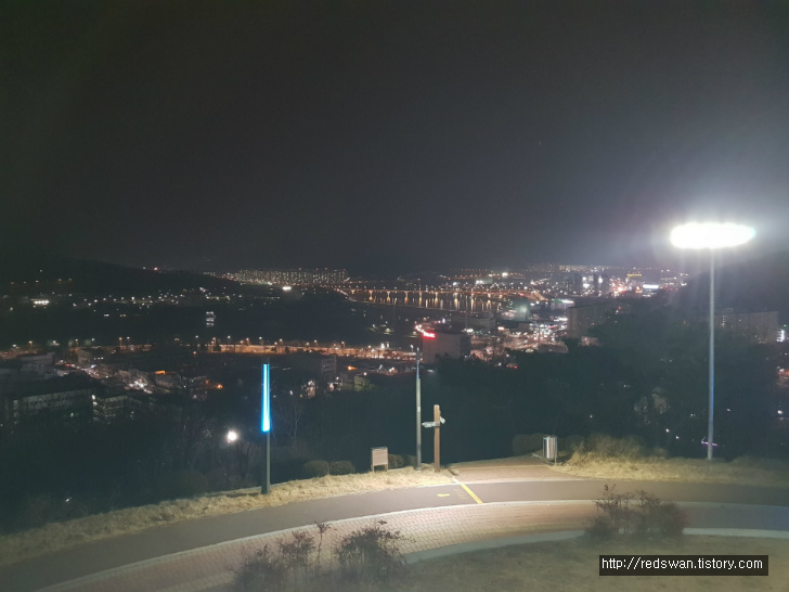 대구 북구 침산동 야경보기 좋은 곳. 침산공원. 침산정. 작업 사진 15
