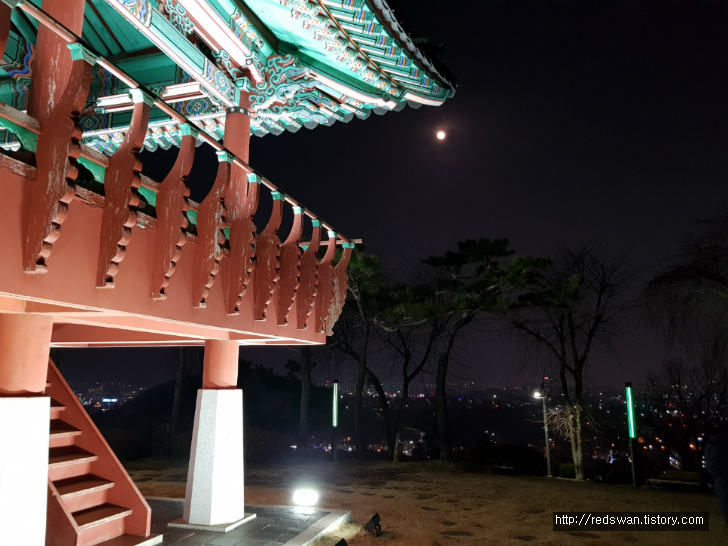 대구 북구 침산동 야경보기 좋은 곳. 침산공원. 침산정. 작업 사진 11