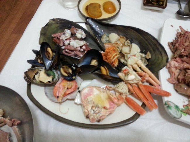 <경산 옥산동 '송해와 오리백숙'>해산물과 닭백숙 맛집 작업 사진 2