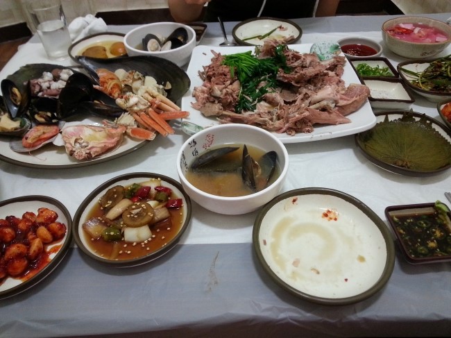 <경산 옥산동 '송해와 오리백숙'>해산물과 닭백숙 맛집 작업 사진 3