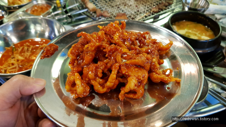 별점4/5점. 수성구 상동 맛있는 삼겹살집 날꾸버잡수. 작업 사진 9